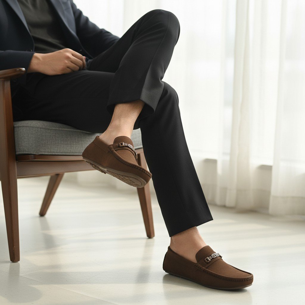 Classic Brown Handmade Loafer - Image 4