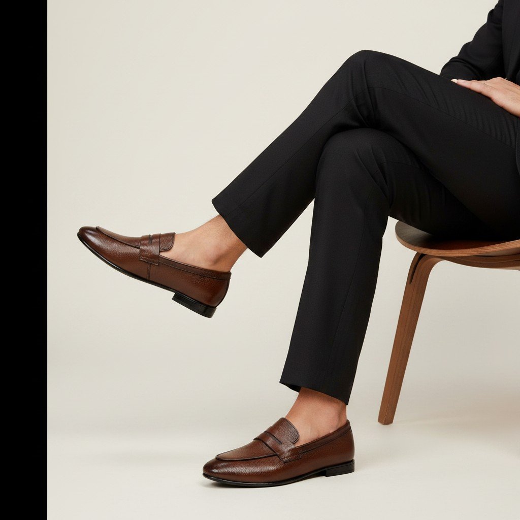 Soft Touch Classic Brown Loafer - Image 4