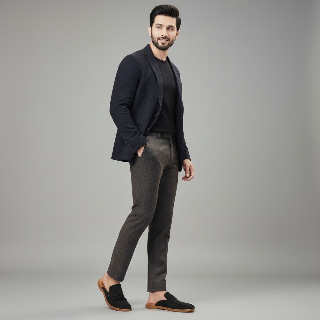 Handmade Classic Penny Loafer – Black - Image 4