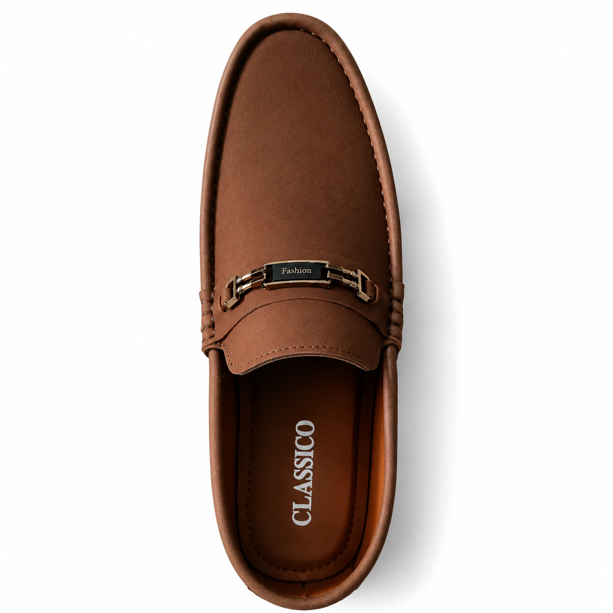 Classic Brown Handmade Loafer - Image 2